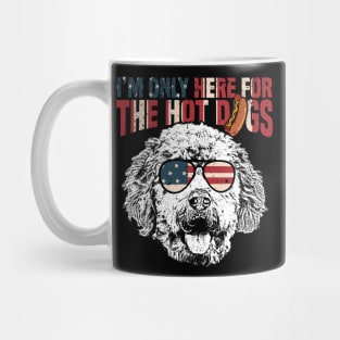 Goldendoodle Shirt Funny 4th of July Pup Tee Mug